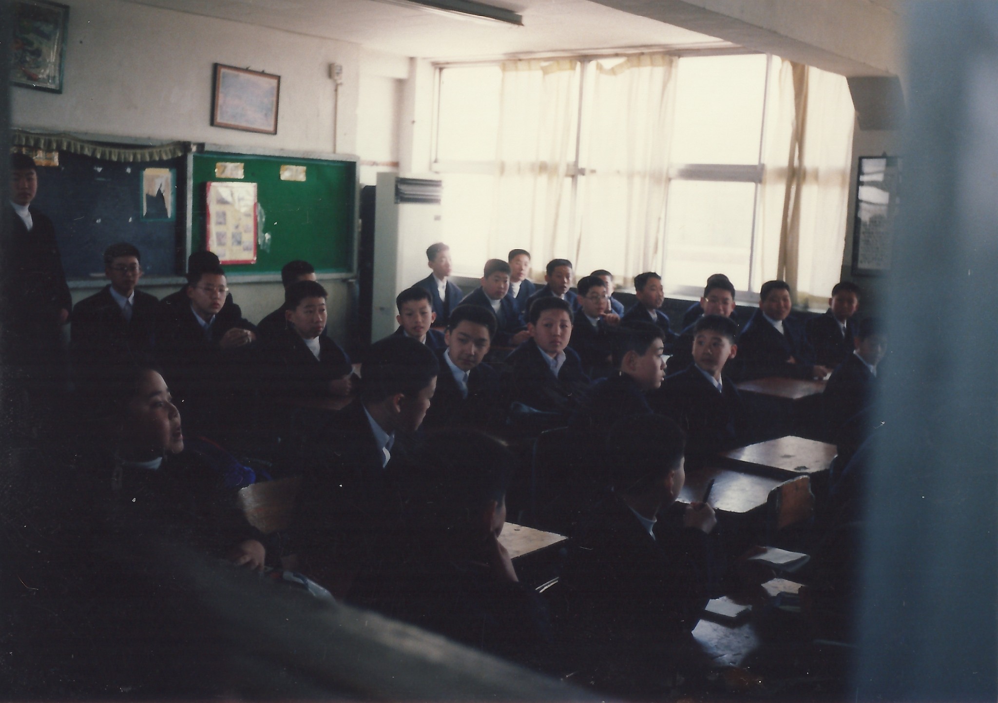 The first classroom after the Gangseo Middle School entrance ceremony